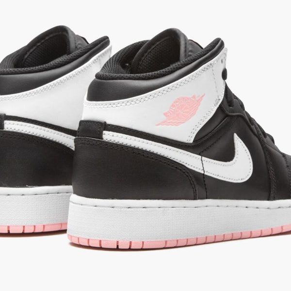 Jordan 1 Mid Black Arctic Pink (Gradeschool)