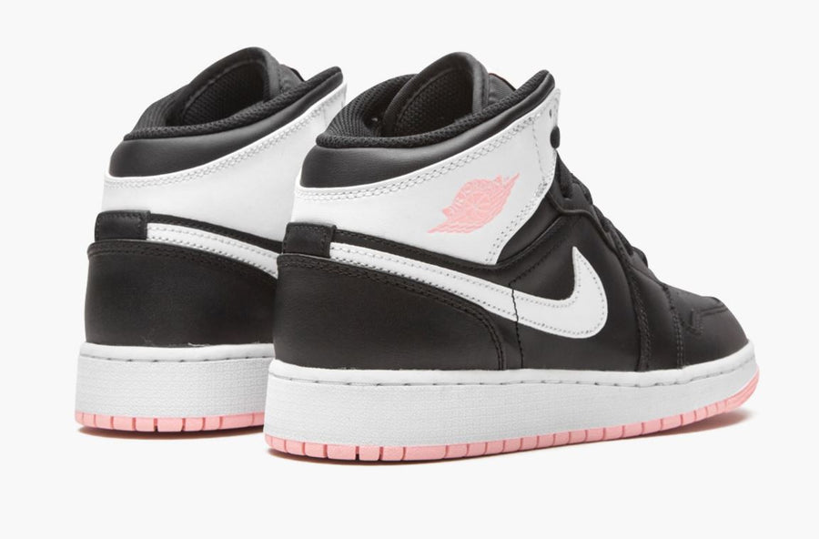 Jordan 1 Mid Black Arctic Pink (Gradeschool)