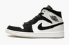 Jordan 1 Mid Black White Diamond Men's