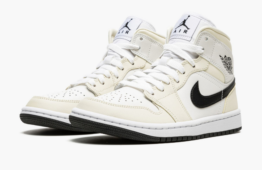 Jordan 1 Mid Coconut Milk Women's
