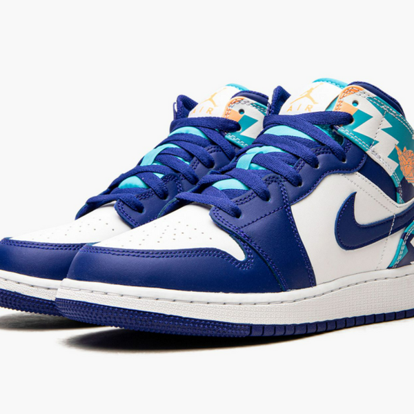 Jordan 1 Mid Geometric Print (Gradeschool)