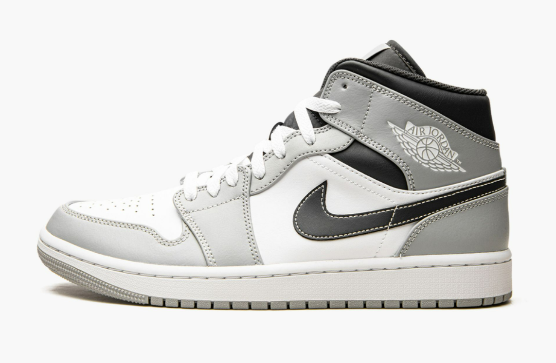 Jordan 1 Mid Light Smoke Grey Anthracite Men s Pimp Kicks