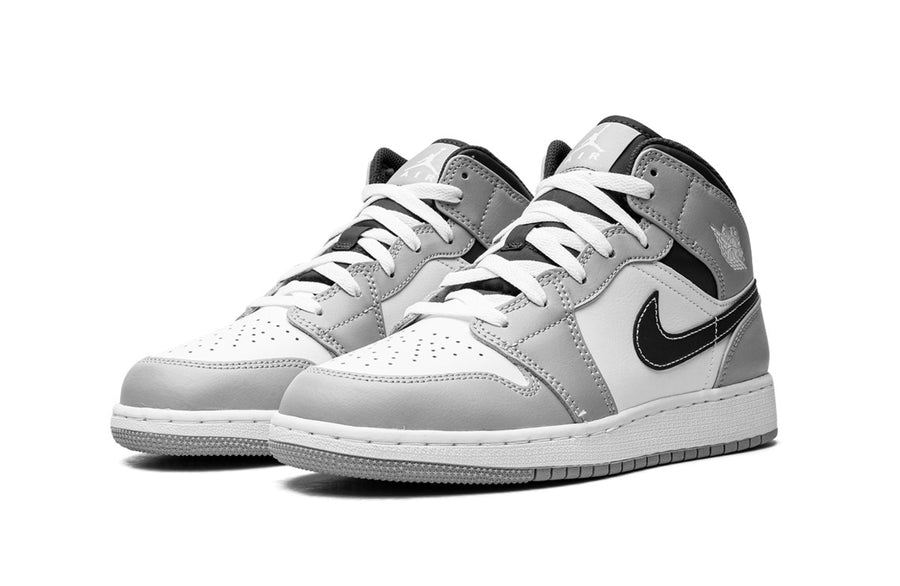 Jordan 1 Mid Light Smoke Grey Anthracite (Gradeschool)