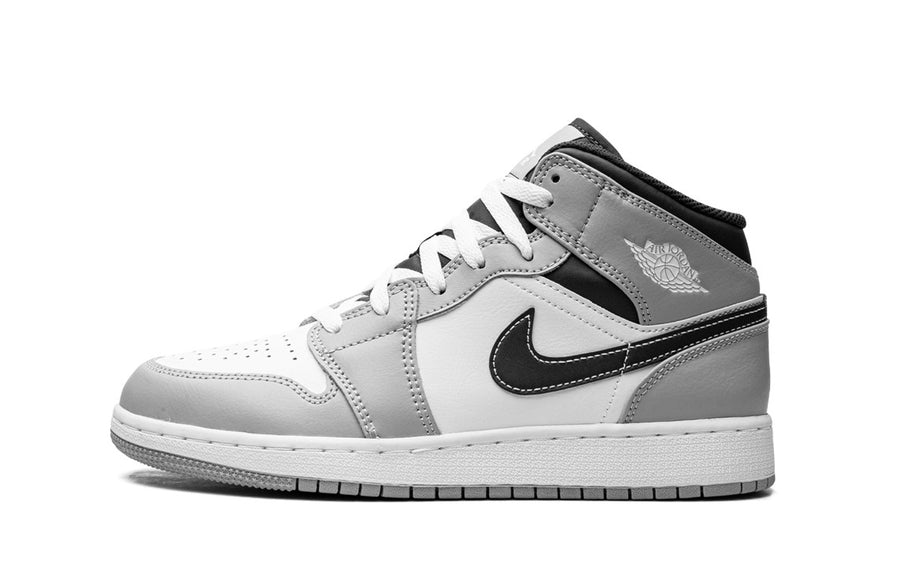 Jordan 1 Mid Light Smoke Grey Anthracite (Gradeschool)