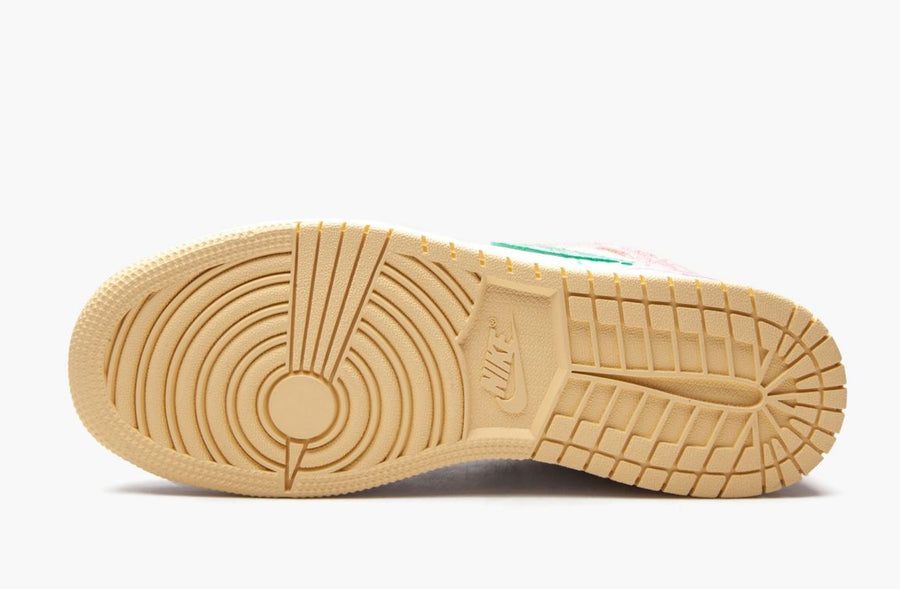 Jordan 1 Mid Paint Drip (Gradeschool)