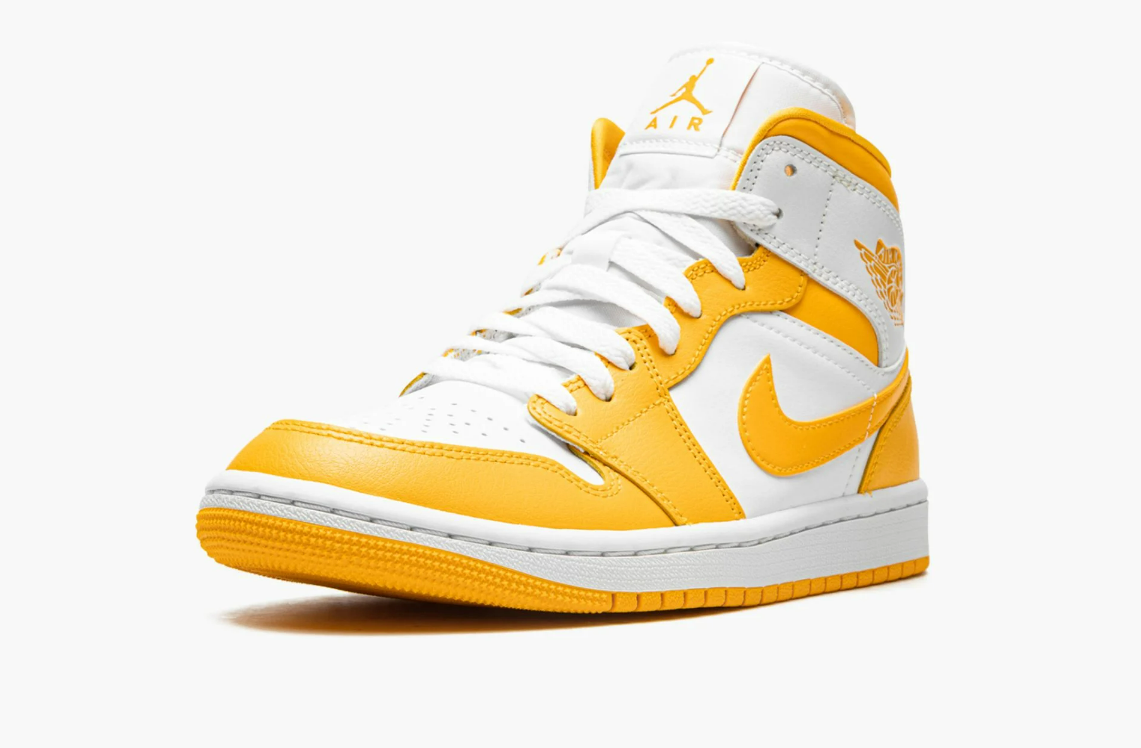 Jordan 1 Mid Pollen Women's â Pimp Kicks