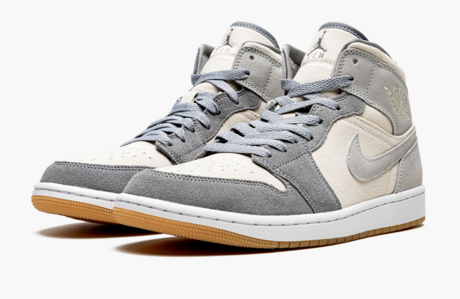Jordan 1 Mid SE Coconut Milk Particle Grey Men's