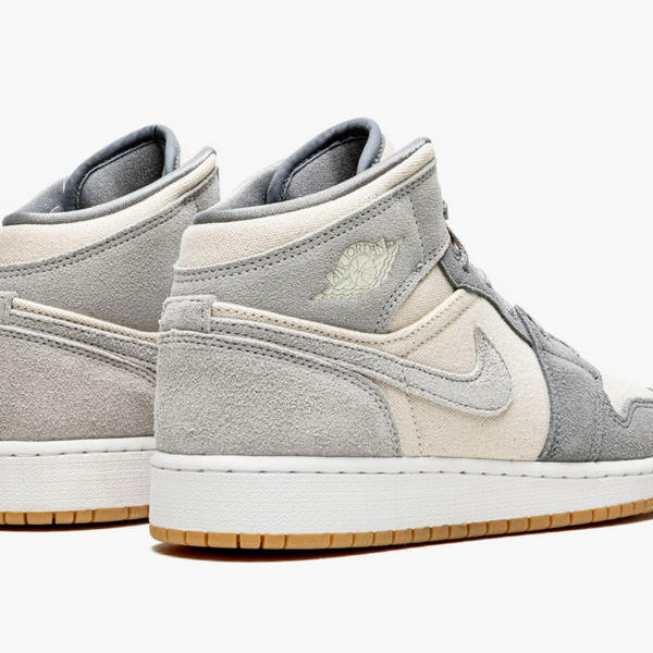 Jordan 1 Mid SE Coconut Milk Particle Grey (Gradeschool)