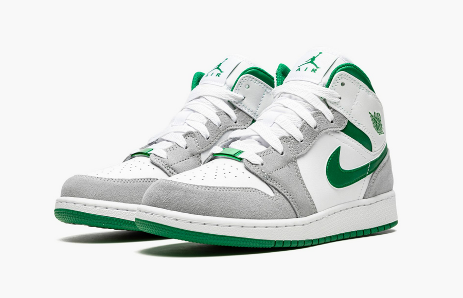 Jordan 1 Mid SE Grey Pine Green (Gradescool)