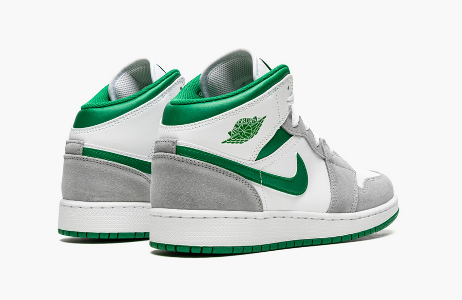 Jordan 1 Mid SE Grey Pine Green (Gradescool)