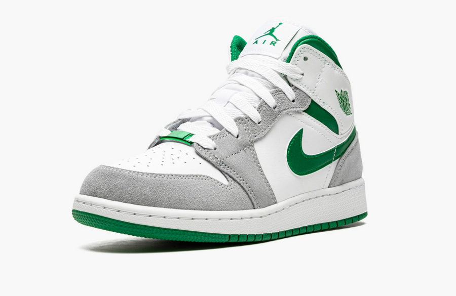Jordan 1 Mid SE Grey Pine Green (Gradescool)