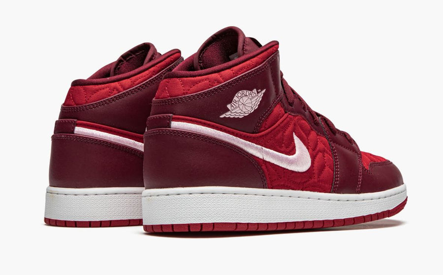 Jordan 1 Mid SE Red Quilt (Gradeschool)