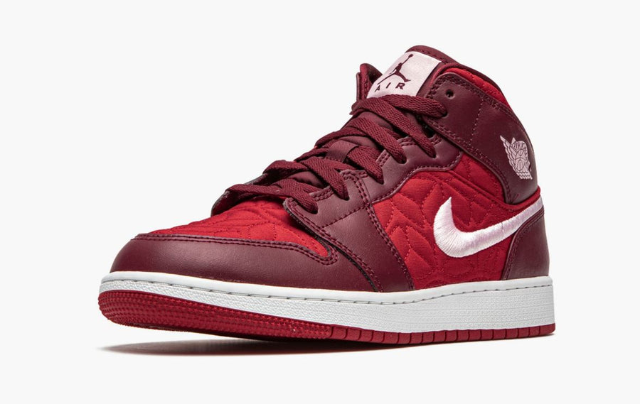 Jordan 1 Mid SE Red Quilt (Gradeschool)