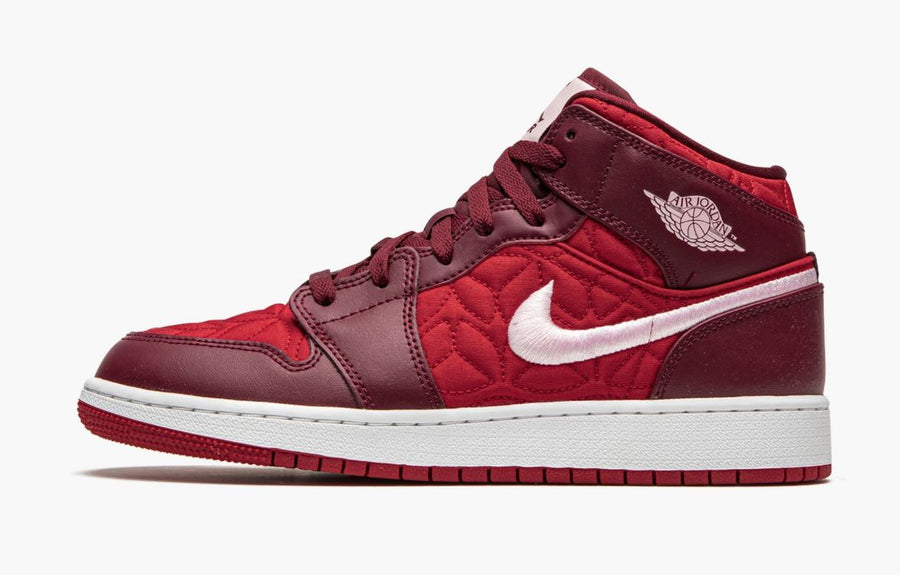 Jordan 1 Mid SE Red Quilt (Gradeschool)