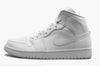 Jordan 1 Mid Triple White Men's