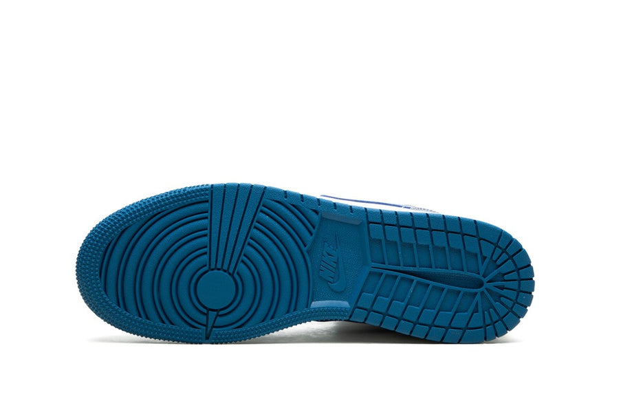 Jordan 1 Mid True Blue Cement (Gradeschool)