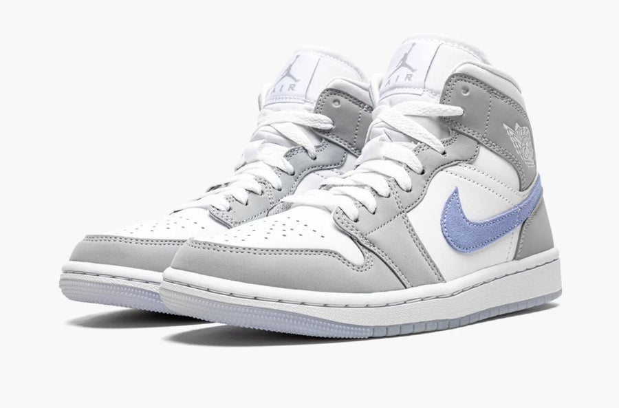 Jordan 1 Mid Wolf Grey Aluminum Women's