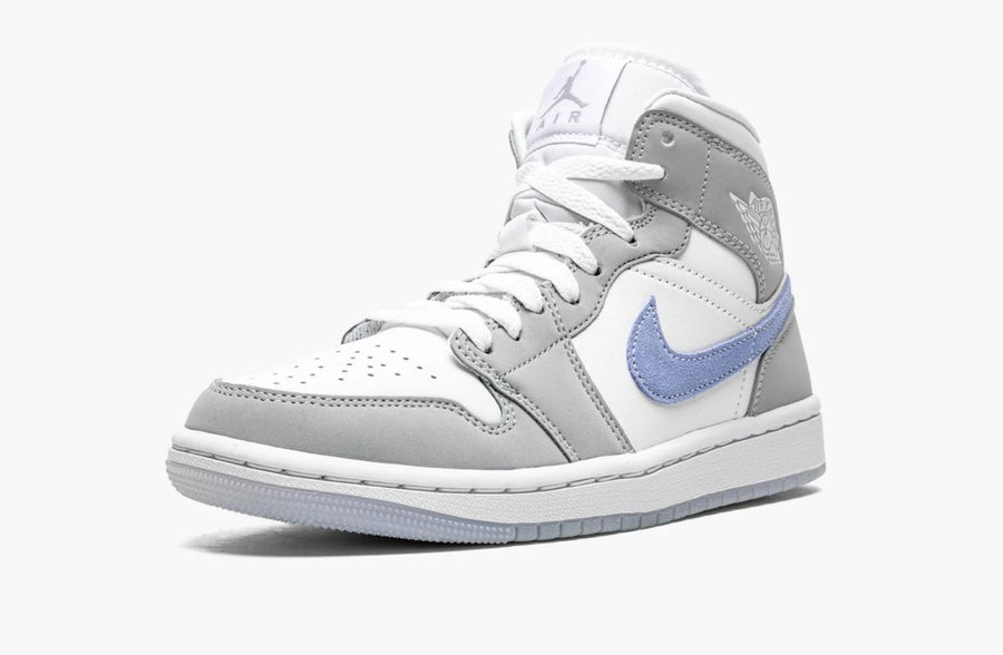 Jordan 1 Mid Wolf Grey Aluminum Women's