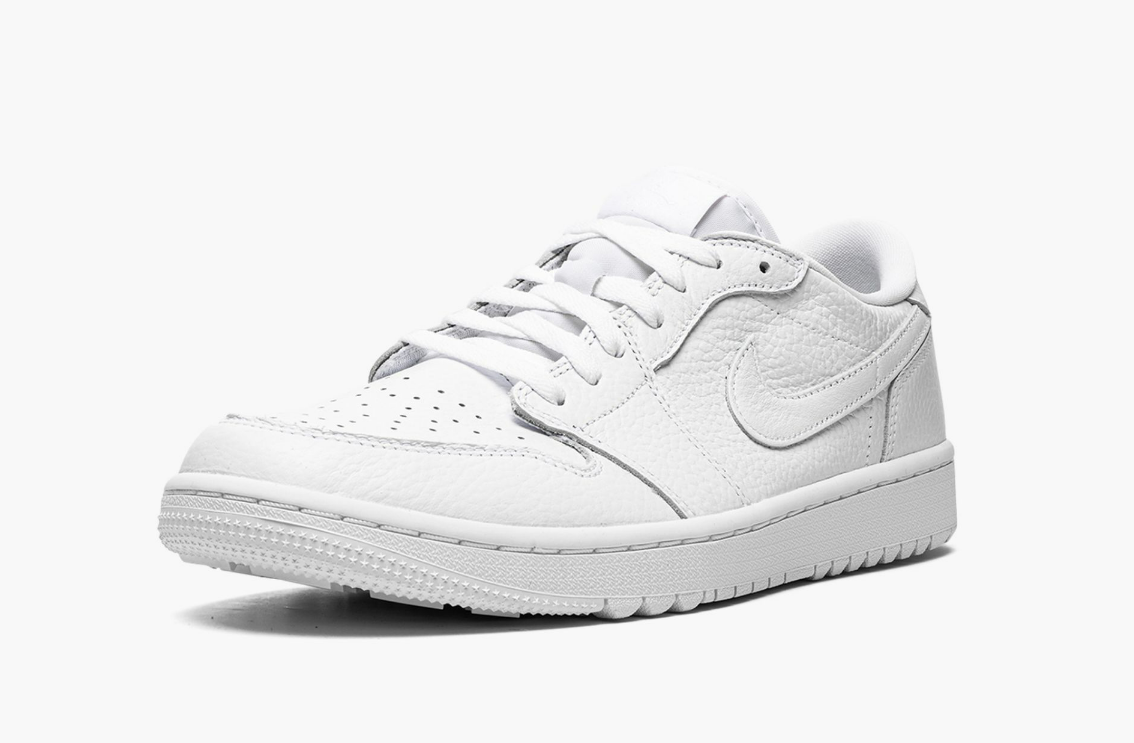 Jordan 1 Retro Low Golf Triple White Men s Pimp Kicks
