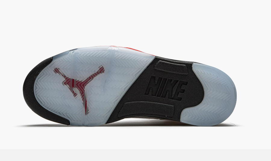 Jordan 5 Retro Fire Red Silver Tongue 2020 Men's