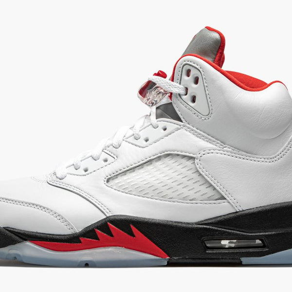Jordan 5 Retro Fire Red Silver Tongue 2020 Men's