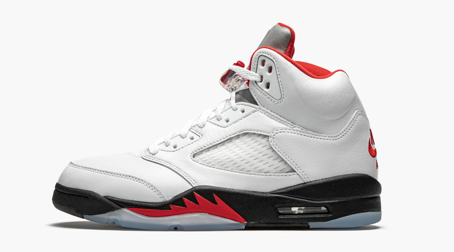Jordan 5 Retro Fire Red Silver Tongue 2020 Men's