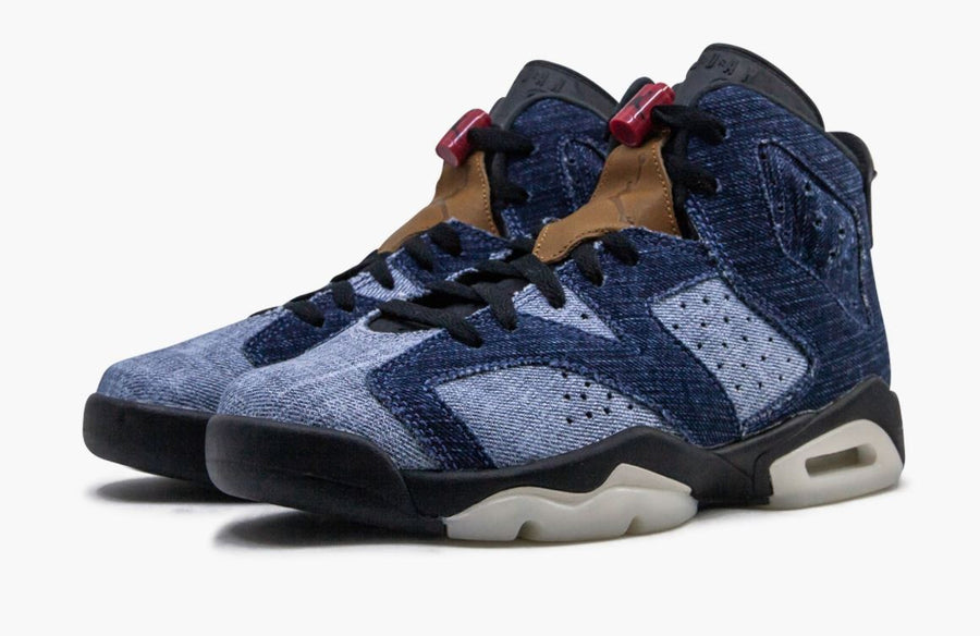 Jordan 6 Retro Washed Denim (Gradeschool)