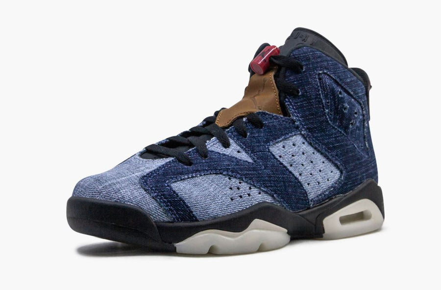 Jordan 6 Retro Washed Denim (Gradeschool)