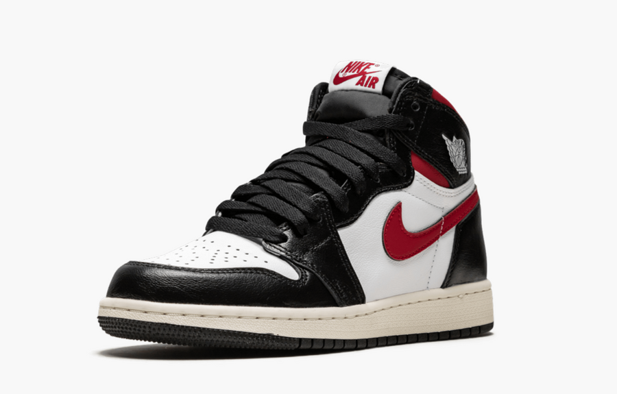 Jordan 1 Retro High Black Gym Red  (Gradeschool)