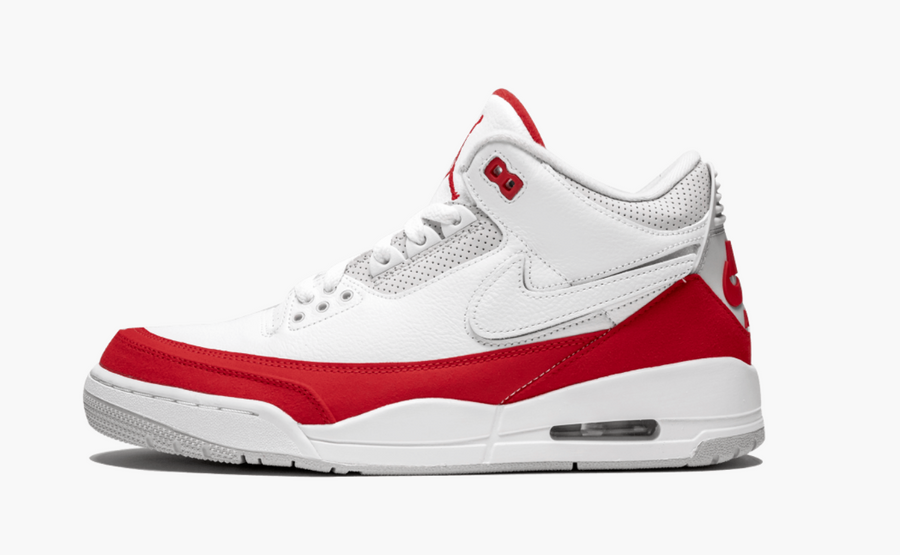 Jordan 3 Tinker White University Red Men's