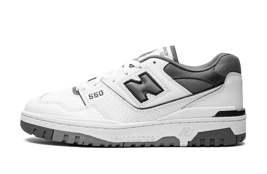 New Balance 550 White Grey Dark Grey Men's – Pimp Kicks