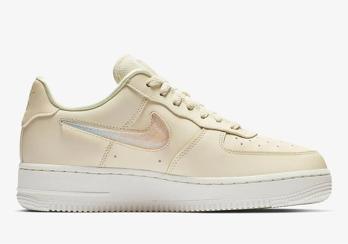 Air force 1 top jelly swoosh white