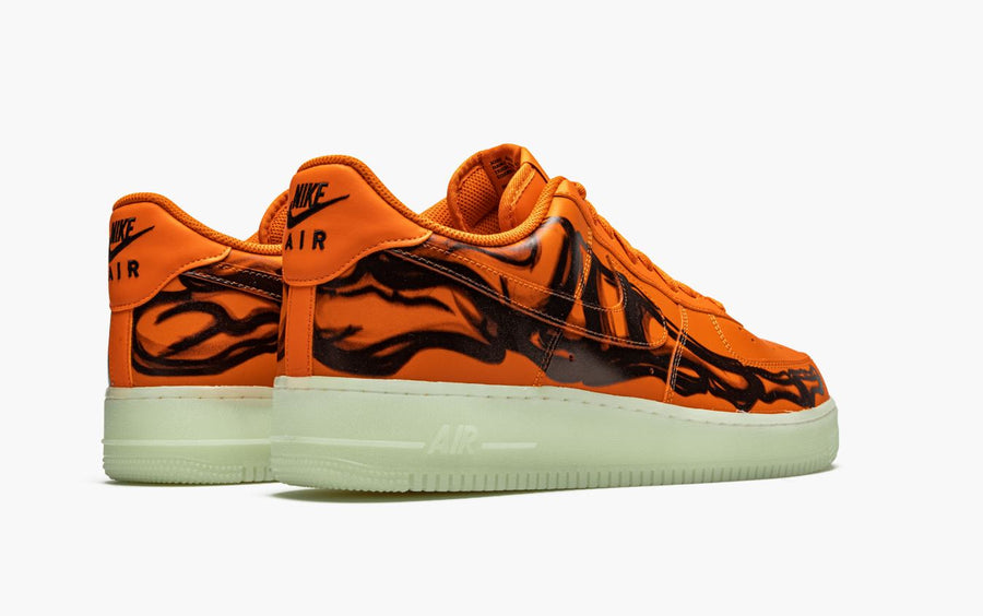 Nike Air Force 1 Low Orange Skeleton Men's