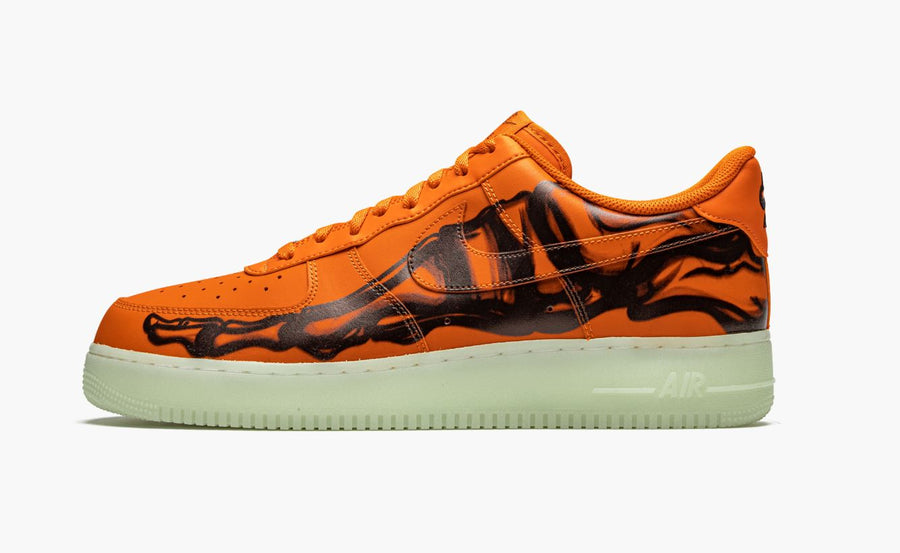 Nike Air Force 1 Low Orange Skeleton Men's