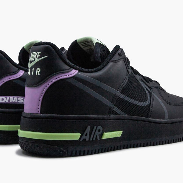 Nike Air Force 1 Low React Triple Black (Gradeschool)