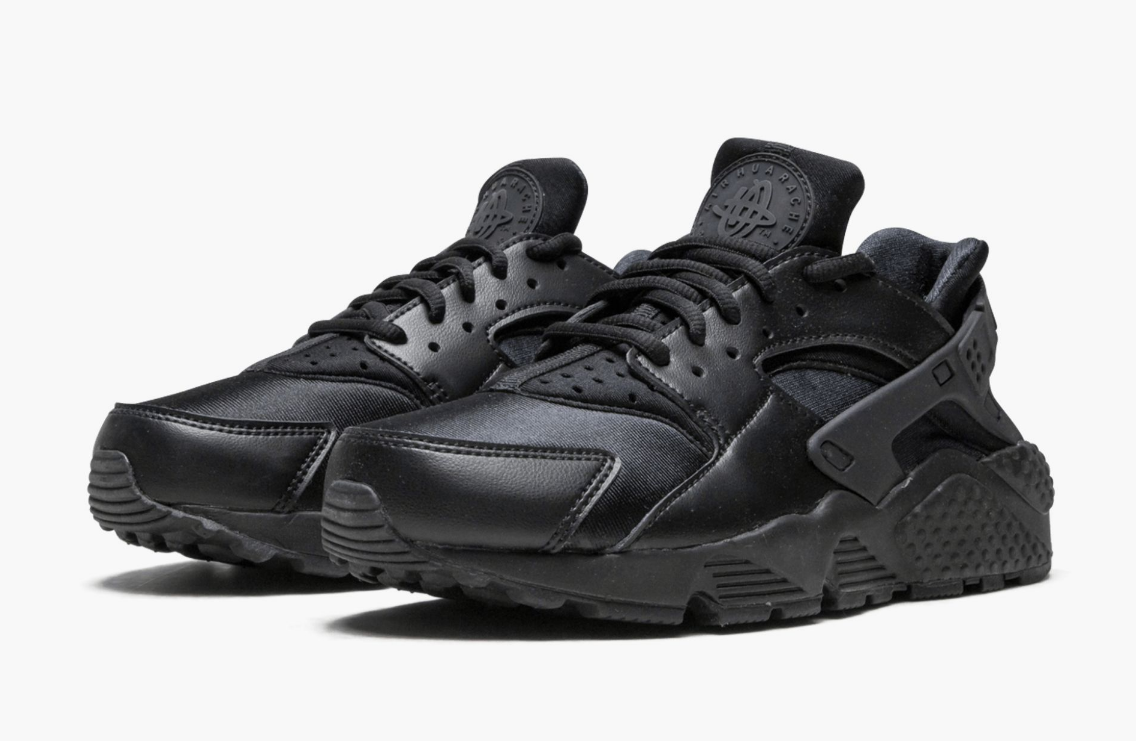 Nike Air Huarache Run Triple Black 2016 Women s Pimp Kicks