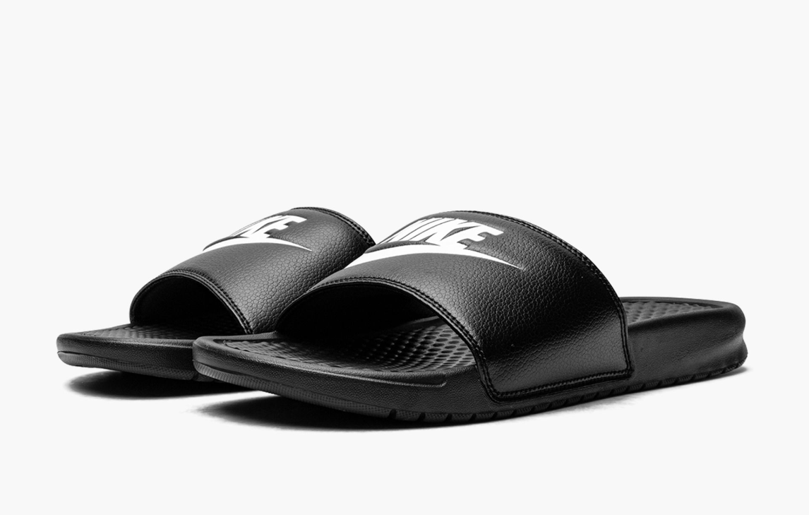 Nike Benassi JDI Sandals Black Men s Pimp Kicks