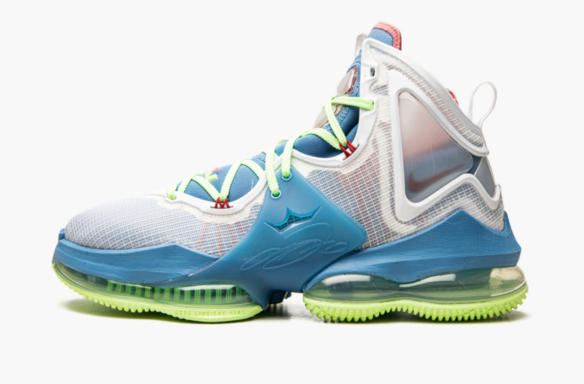Nike Lebron 19 Dutch Blue Lime Glow Men s Pimp Kicks