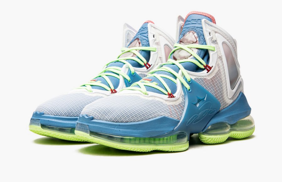 Nike Lebron 19 Dutch Blue Lime Glow Men's