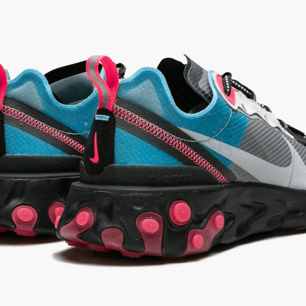 Nike React Element 87 Blue Chill Solar Red Men's