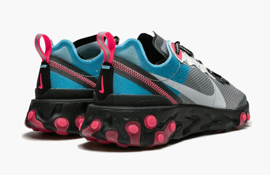 Nike React Element 87 Blue Chill Solar Red Men's
