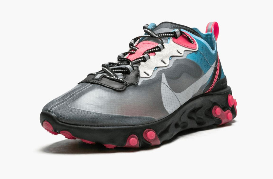 Nike React Element 87 Blue Chill Solar Red Men's
