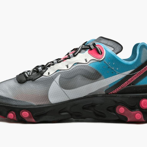 Nike React Element 87 Blue Chill Solar Red Men's