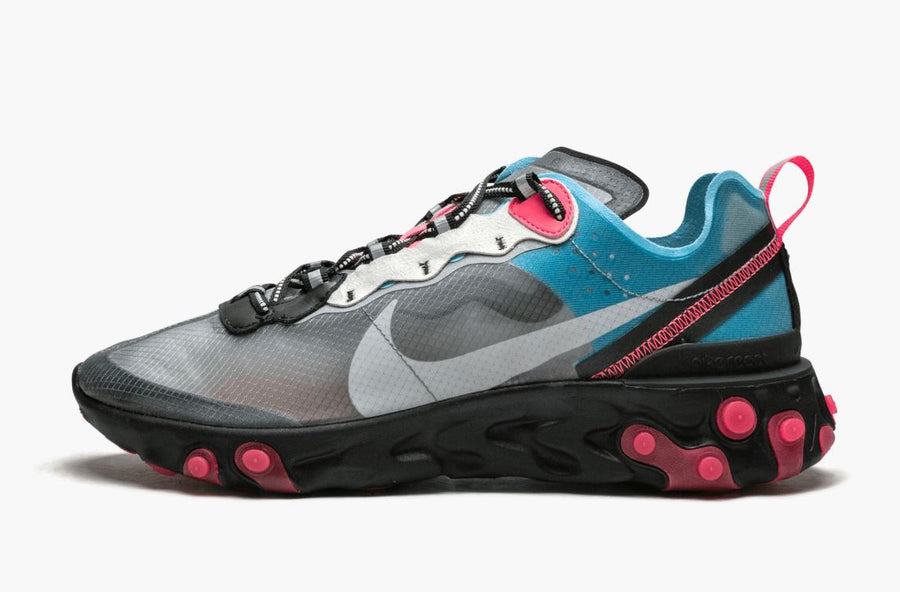 Nike React Element 87 Blue Chill Solar Red Men's