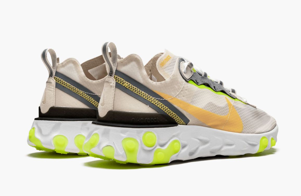 Nike react element 87 mens gold Clearance