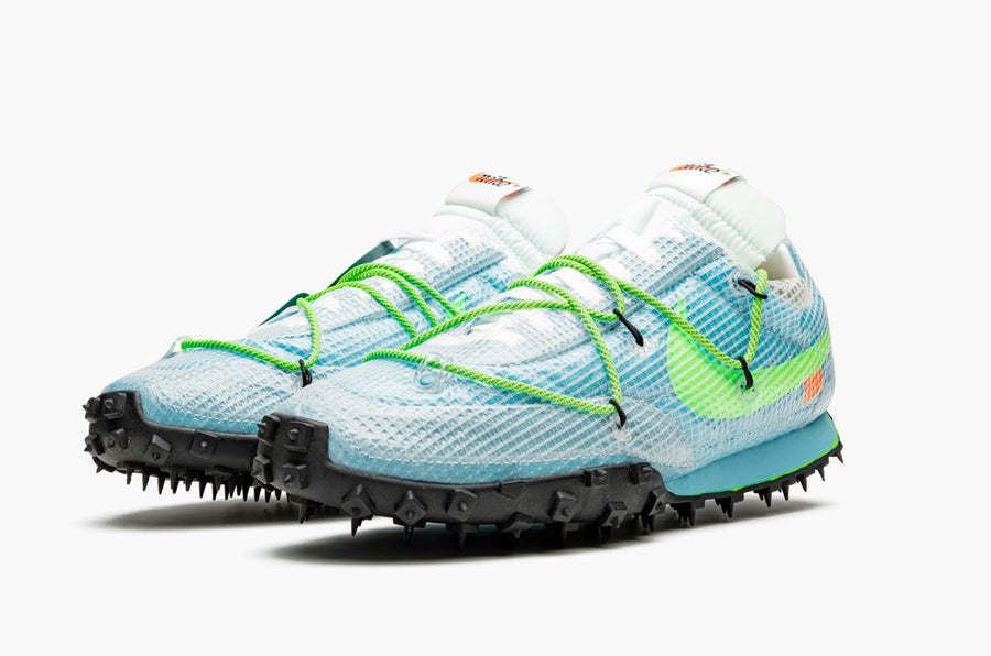 Nike Waffle Racer Off-White Vivid Sky Men's