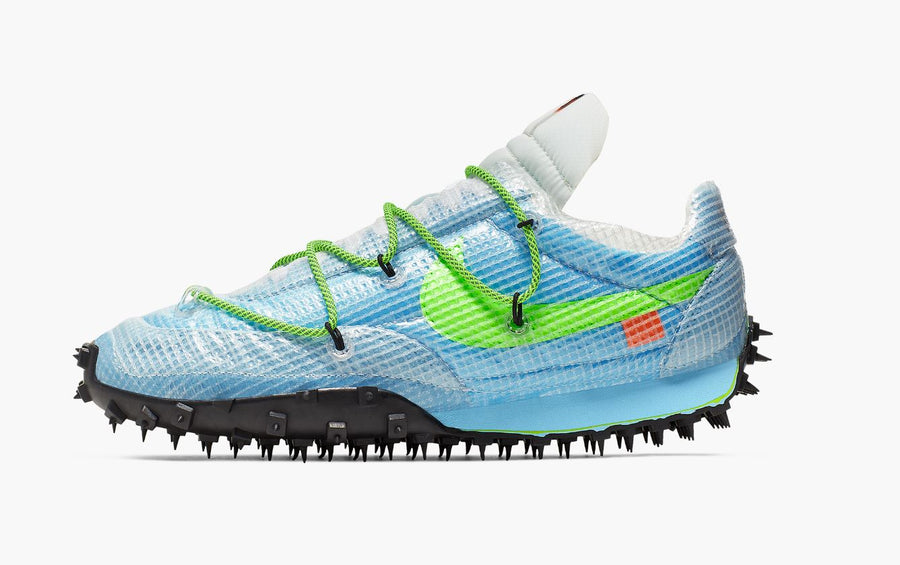 Nike Waffle Racer Off-White Vivid Sky Men's