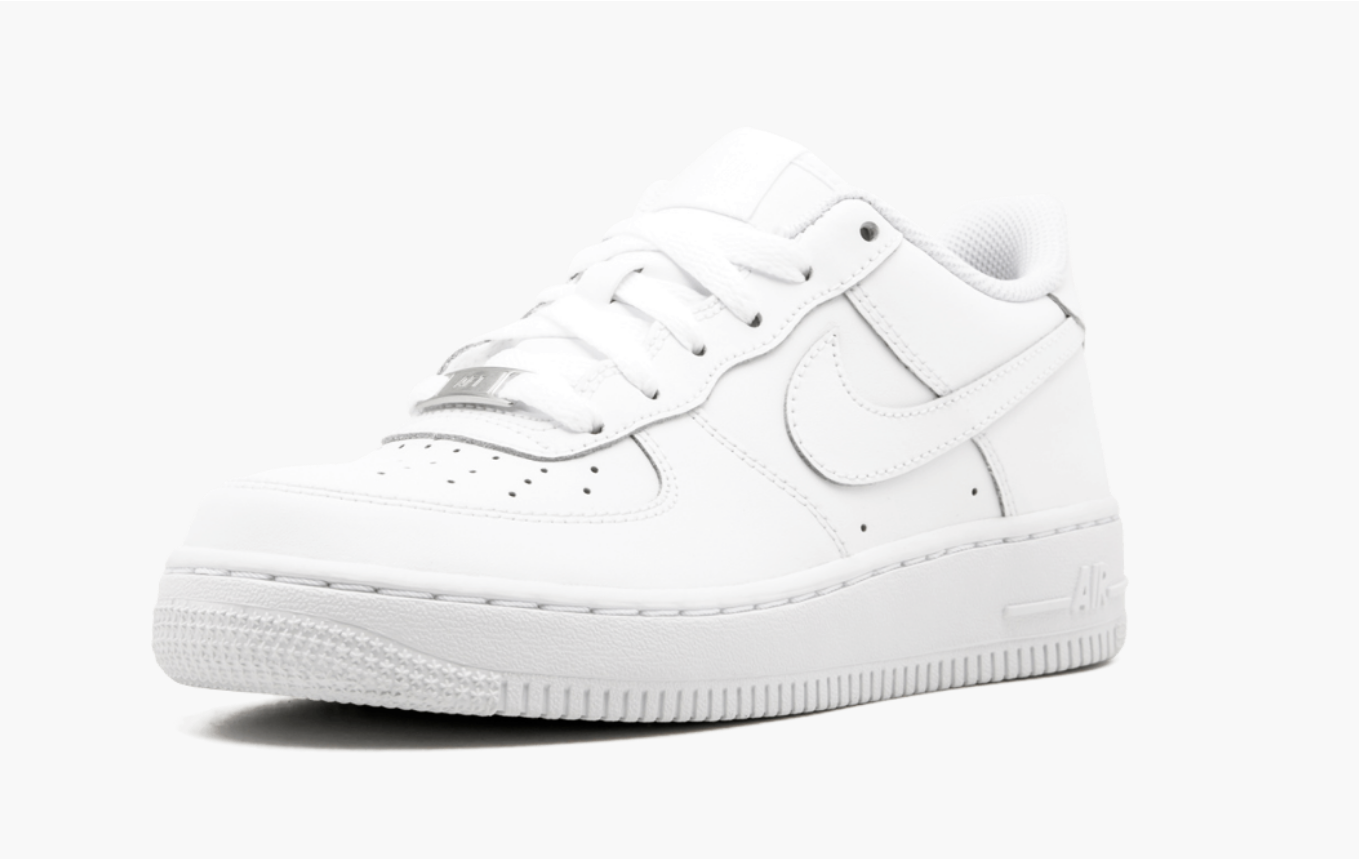 Boys grade school 2025 air force 1 white