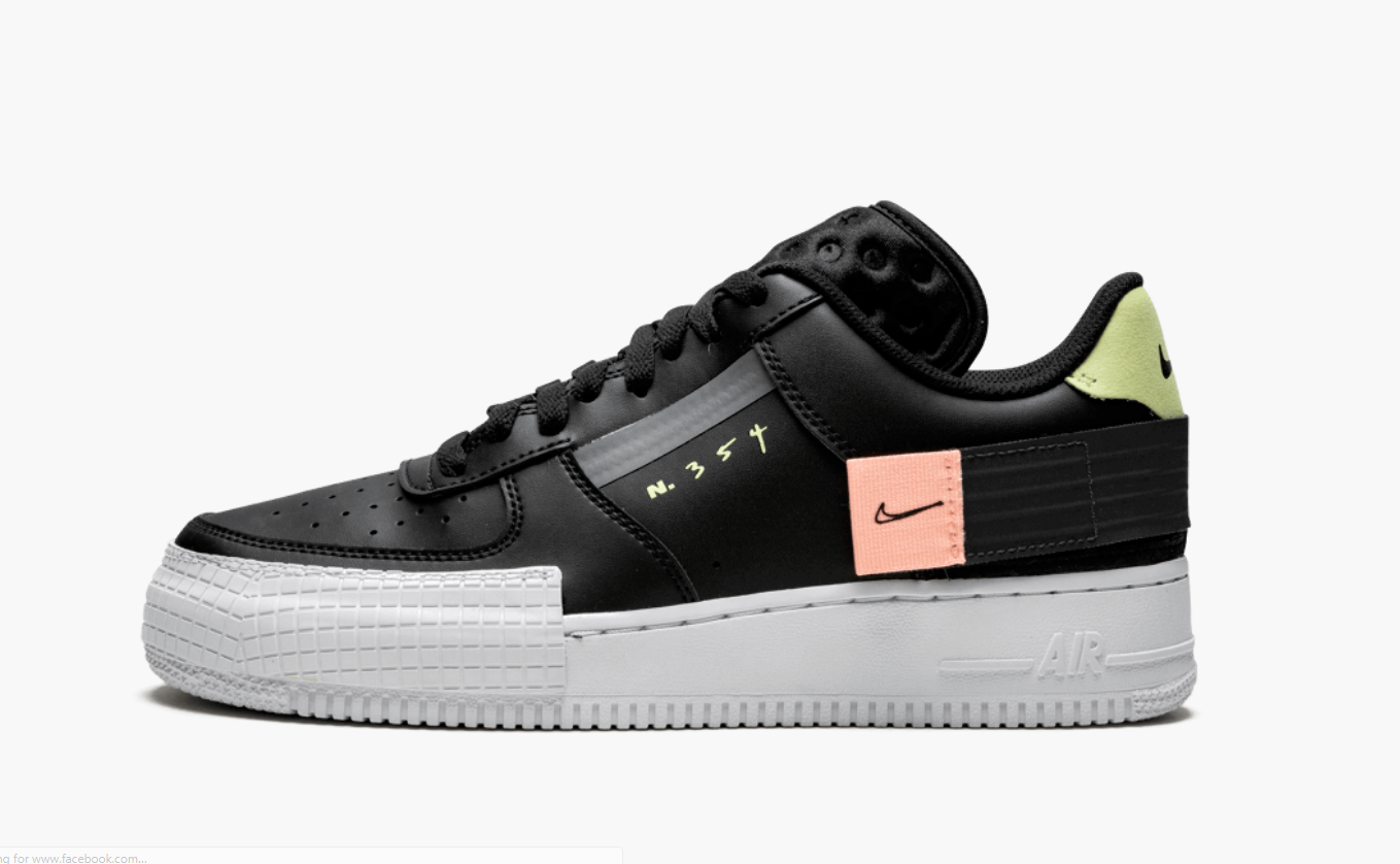 Nike Air Force 1 Low Type Black Men s Pimp Kicks