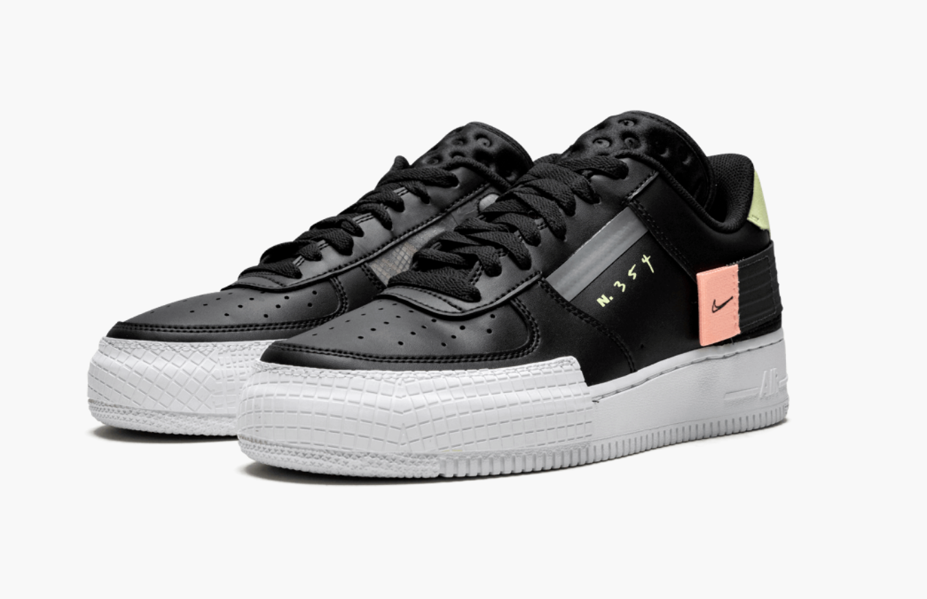 Nike Air Force 1 Low Type Black Men s Pimp Kicks